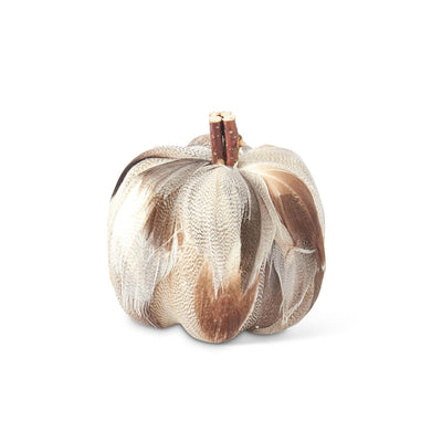 3.25" Feather Pumpkin