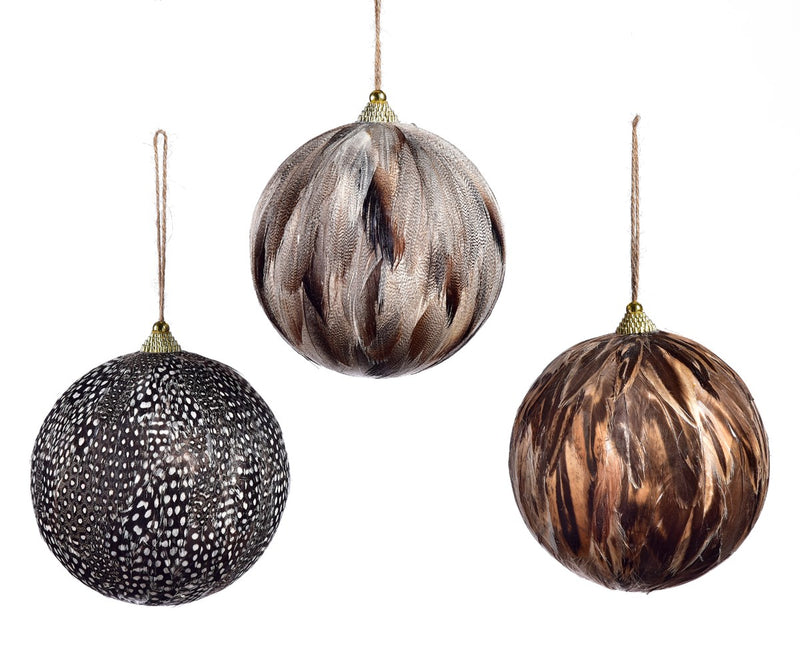 Feather Ball Ornament