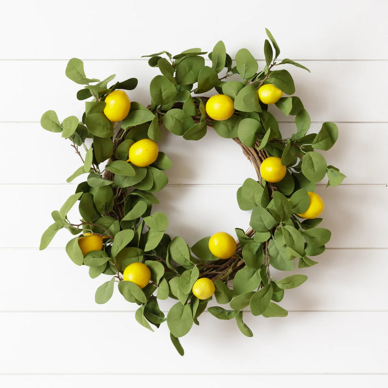 Lemons & Foliage Wreath