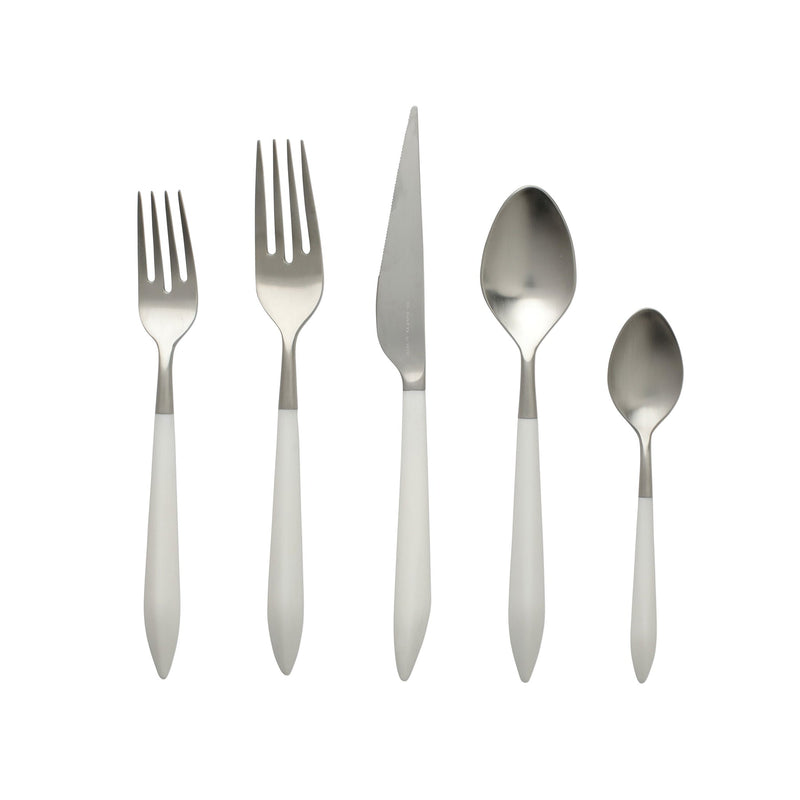 Ares Argentino & White Five Piece Place Setting