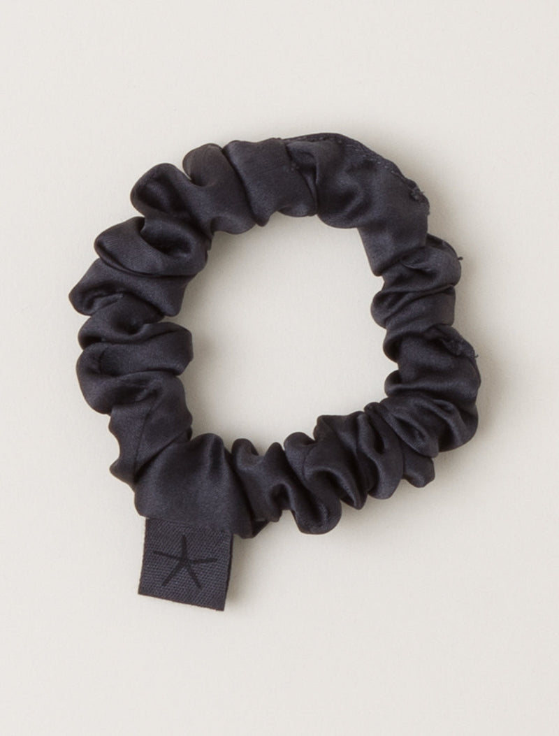 LuxeChic and Silk Scrunchie Set- Carbon