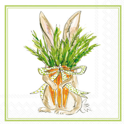 Carrot Bunny Lunch Napkin