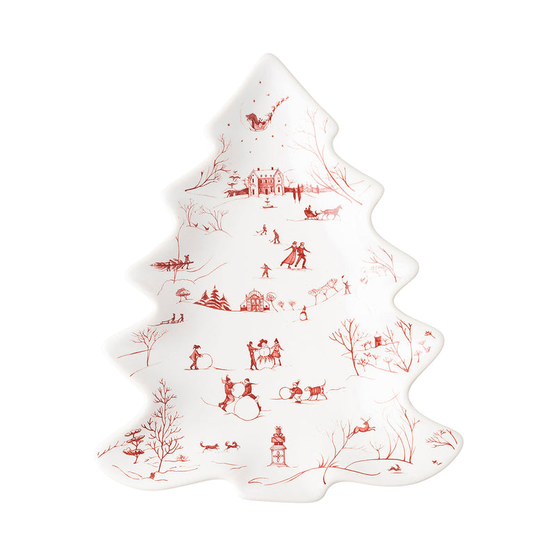 Country Estate Small Tree Tray- Winter Frolic
