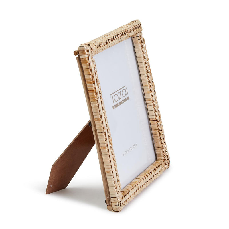 Amanpulo Woven Rattan Photo Frame