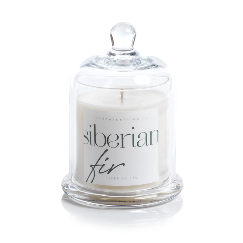 Siberian Fir Scented Cloche Candle