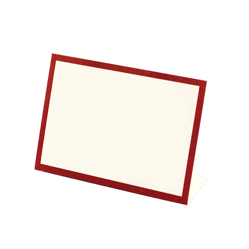Red Frame Place Cards