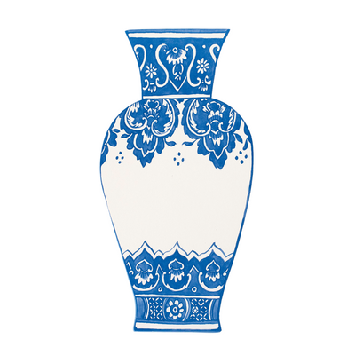 China Blue Vase Table Accent