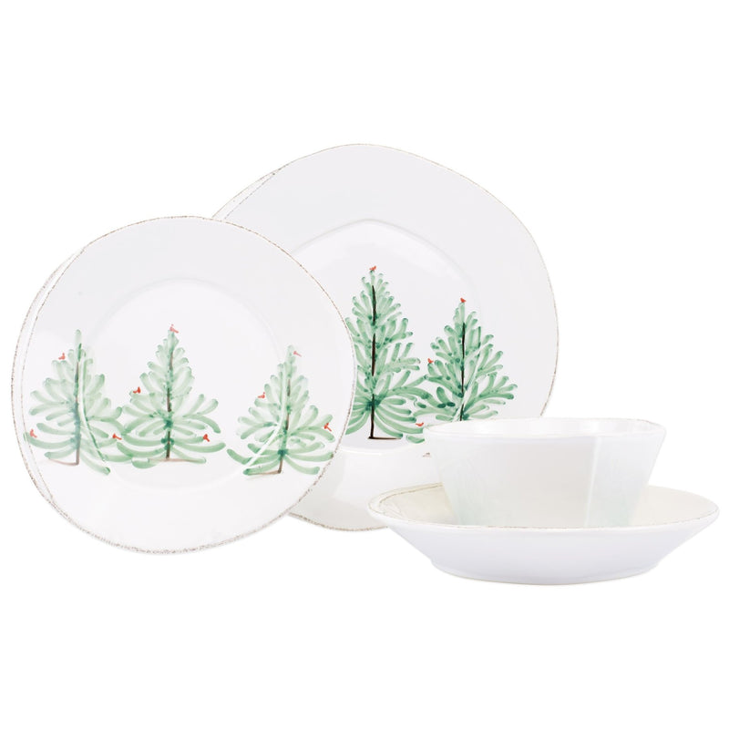 Lastra Holiday Four-Piece Place Setting