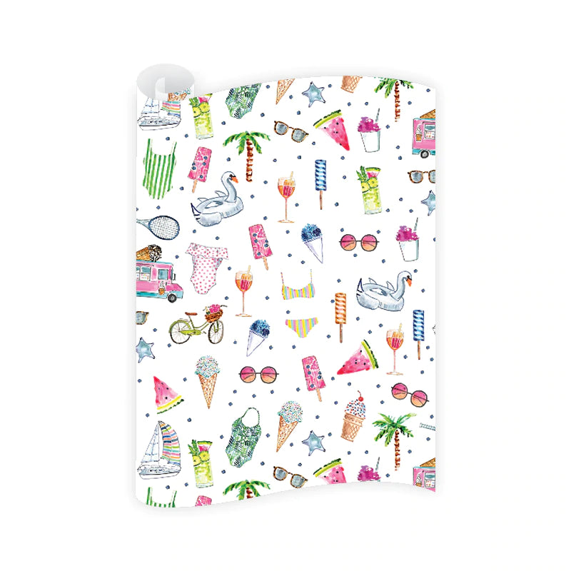 Pool Party Wrapping Paper Roll