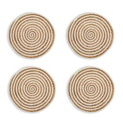 Set of 4 Spiral Rope Placemats