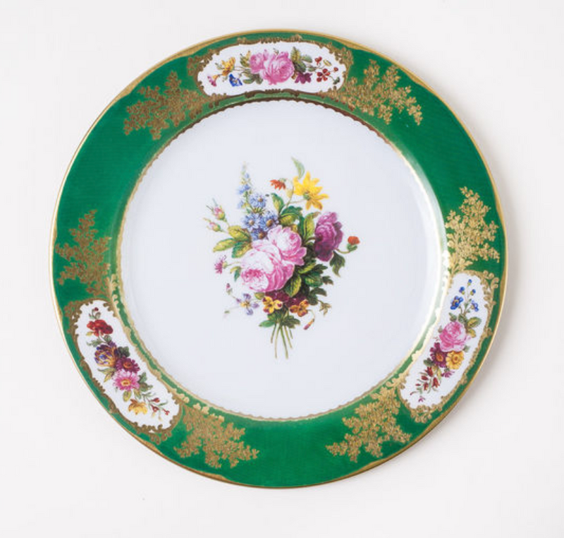 Sevres Green Tin Plate