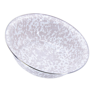 Taupe Swirl Serving Bowl