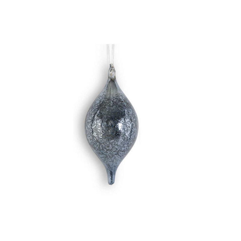 Dark Blue Mercury Glass Ornament