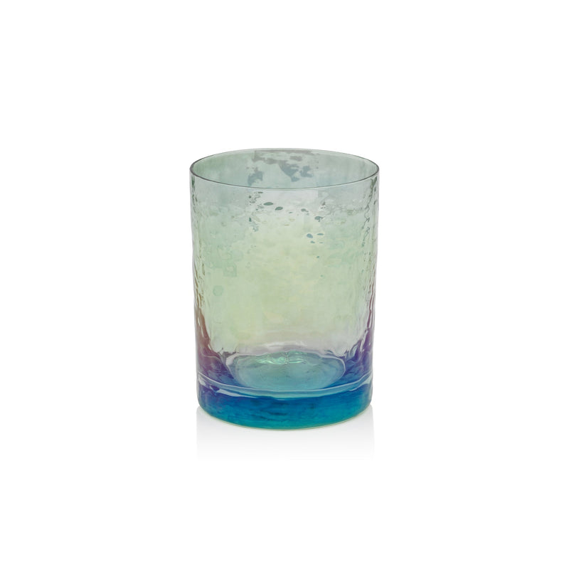 Aperitivo Luster Rocks Glass, Blue