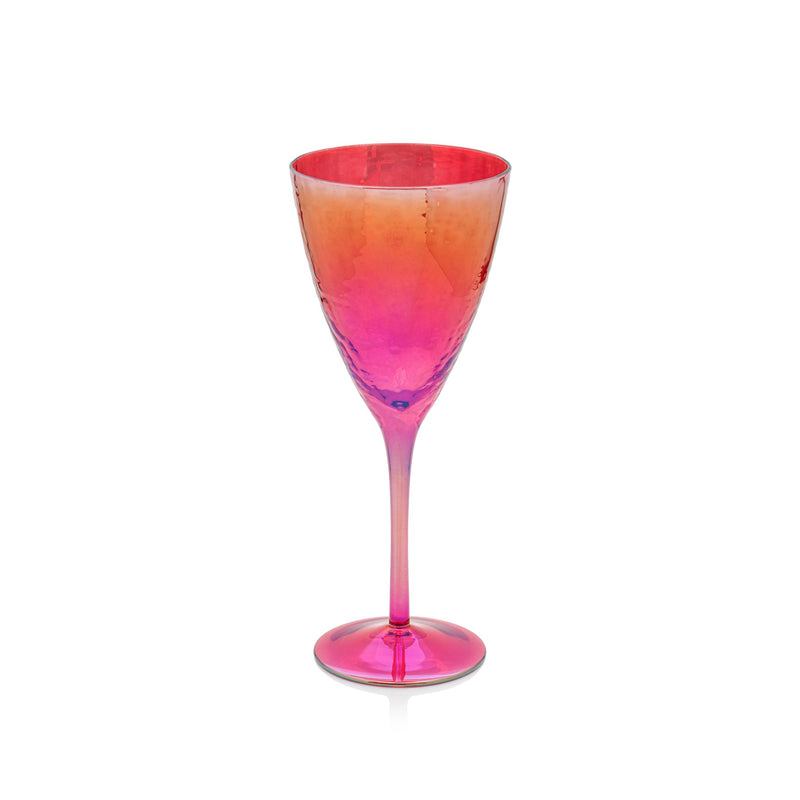 Aperitivo Luster Stemmed Wine Glass, Red