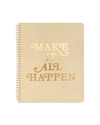 Rough Draft Large Notebook - Make It All Happen