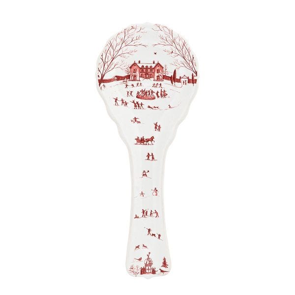 Winter Frolic Spoon Rest