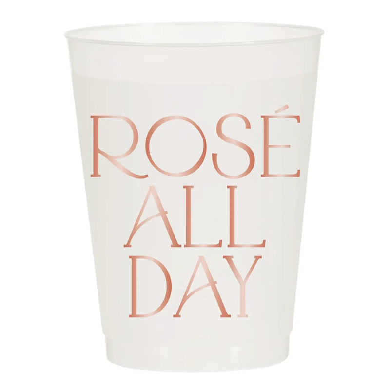 Rosé All Day  Reusable Cups