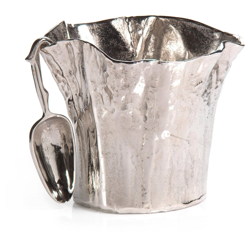 Artisan Aluminum Ice Bucket with Scoop