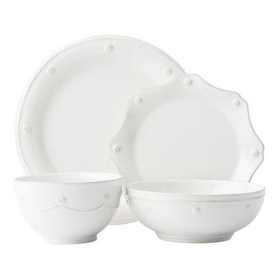 Berry & Thread Whitewash Four-Piece Place Setting