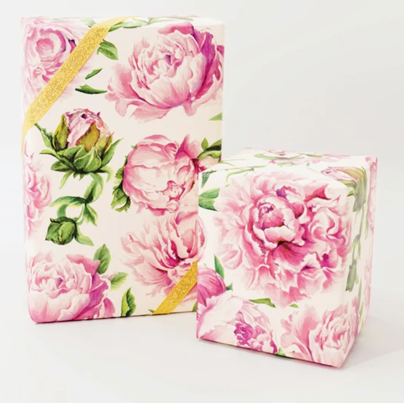 Peonies in Bloom Wrapping Paper (8&