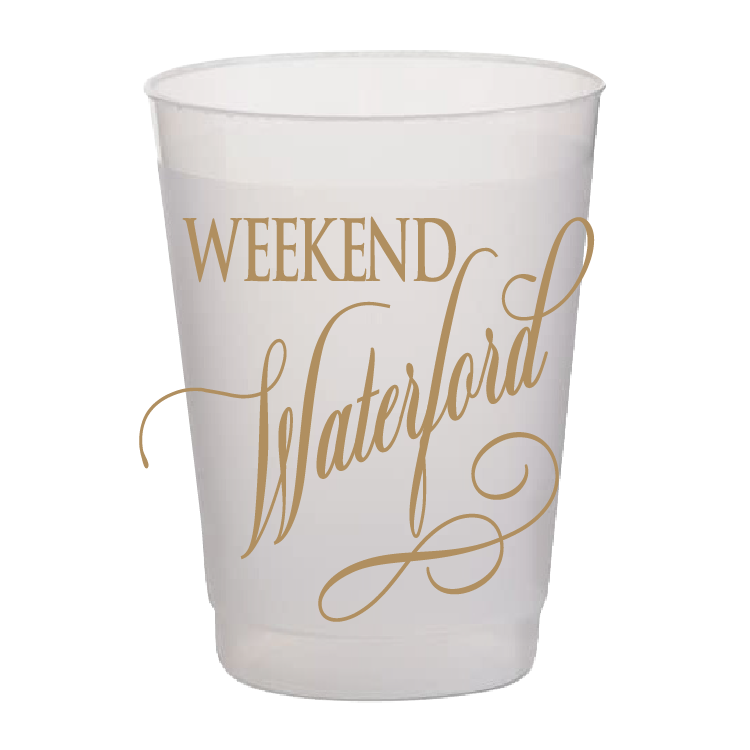 Weekend Waterford Frost Flex Cups, Set of 8