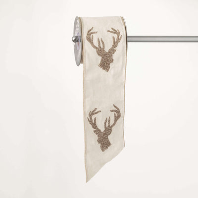 Stag Wired Ribbon